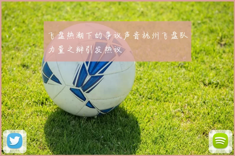 飞盘热潮下的争议声音杭州飞盘队力量之辩引发热议